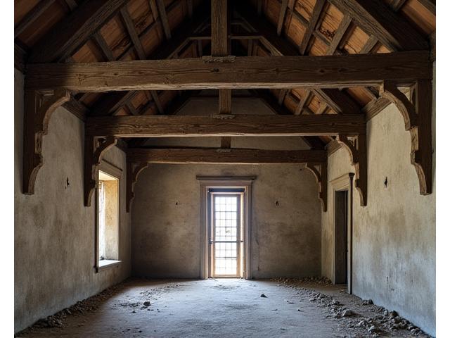 Historisches Mauerwerk vor der Sanierung, erodiert