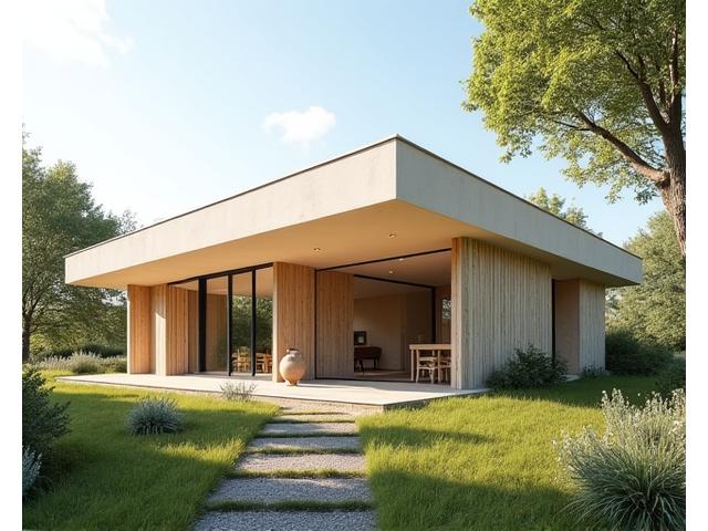 Neubau eines ökologischen Landhauses in Oedt